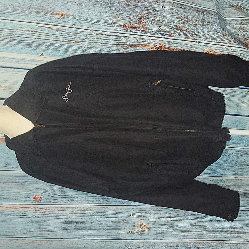 Sean John Vintage Members Only Black Jacket EUC